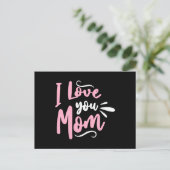 Ik hou van jou mama briefkaart (Staand voorkant)