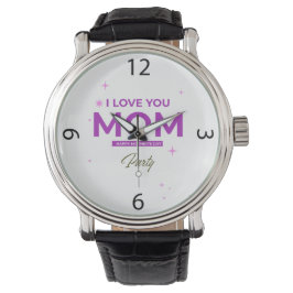 Ik hou van jou mama - Gelukkig Moederdag T-shirt Horloge
