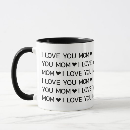 Ik hou van jou mama harten mok (Links)