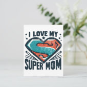 Ik hou van jou mama informatiekaartje (Staand voorkant)