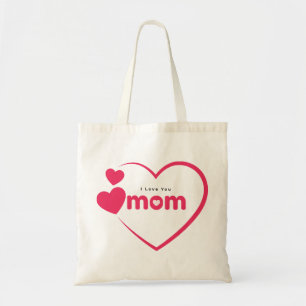 Ik hou van jou mama, Moederdag cadeau, Voor mama Tote Bag