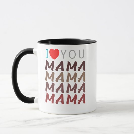 Ik Hou Van Jou Mama Mok | Schattig Moederdag Cadea (Links)