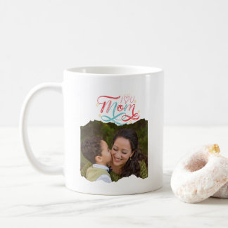 Ik hou van jou mama - Persoonlijke foto vintage mi Koffiemok
