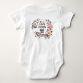 Ik hou van jou, mama romper (Achterkant)
