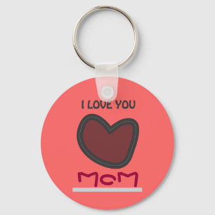 Ik hou van jou mama sleutelhanger