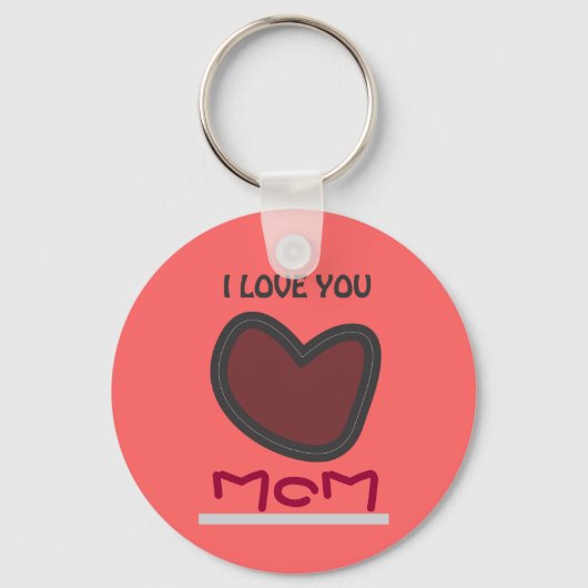 Ik hou van jou mama sleutelhanger (Voorkant)