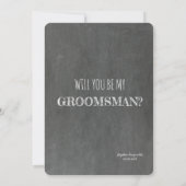 Ik hou van jou MAN Grappig voorstel voor bruidsjon Kaart (Achterkant)