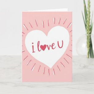 Ik Hou Van Jou Minimalistische Kaart