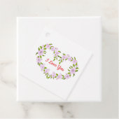 Ik hou van jou Mooie bloemen Bedankjes Labels (In situ)