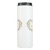 Ik hou van jou Mooie bloemen Thermosbeker (Achterkant)