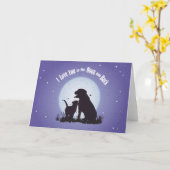 Ik hou van jou naar de maan en terug Kaarten Brief (Gele Bloem)