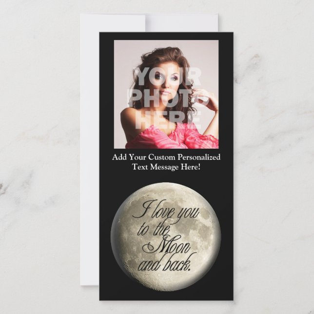 Ik hou van jou naar de maan en terug Realistische  (Voorkant)