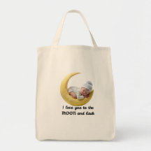 Ik hou van jou naar de maan en terug T-shirt – Bab