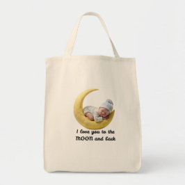 Ik hou van jou naar de maan en terug T-shirt – Bab Tote Bag