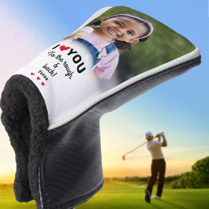 Ik hou van jou naar de ruwe & terug Aangepaste fot Golfheadcover