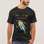 Ik hou van jou naar Pluto en terug T-shirt (Voorkant)