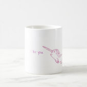 "Ik hou van jou" Narwhal Koffiemok (Center)