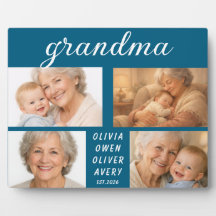 Ik hou van jou oma fotoplaquette | Ouderdag