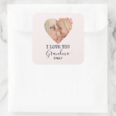 Ik hou van jou oma | Persoonlijke sticker (Tas)