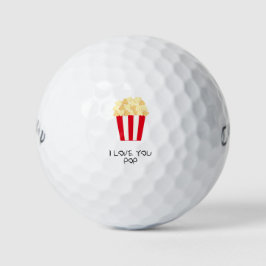 Ik hou van jou opa | Verjaardag Kerstcadeau voor v Golfballen