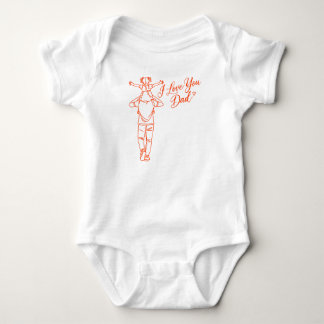 Ik Hou Van Jou Papa Baby Body Romper
