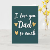 Ik Hou Van Jou Papa Kaart (Gele Bloem)