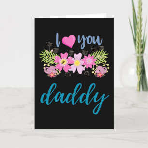 Ik hou van jou papa kaart