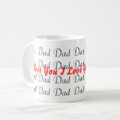 Ik hou van jou papa - mok (Voorkant links)