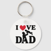 ik hou van jou papa sleutelhanger (Voorkant)