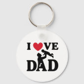 ik hou van jou papa sleutelhanger (Achterkant)