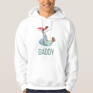 Ik hou van jou papa Superheld vader en kind hoodie