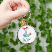 Ik hou van jou papa Superheld vader en kind sleute Sleutelhanger (Hand)