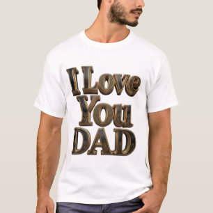 Ik Hou Van Jou Papa T-Shirt – Premium Vaderdag Cad