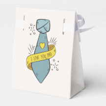 Ik hou van jou papa Vaderdag | Favor doos