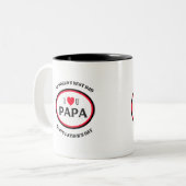 ik hou van jou papa vadersdag mok (Voorkant links)