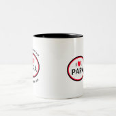 ik hou van jou papa vadersdag mok (Center)
