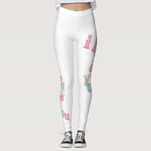 "ik hou van jou" Patch Art Leggings Esthetische