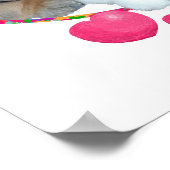 Ik Hou Van Jou Pekingese Puppy Poster (Hoek)