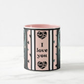 IK HOU VAN JOU personizable hart mok cadeau (Midden)