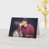 Ik Hou Van Jou Persoonlijke Fotokaart Kaart (Gele Bloem)