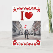 Ik hou van jou Persoonlijke Valentijnsdag  Kaart (Voorkant)