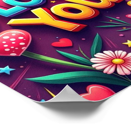 Ik hou van jou poster (Hoek)