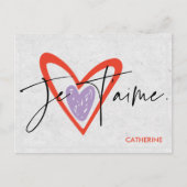 Ik Hou Van Jou Postkaarten, Liefde Briefkaart (Voorkant)