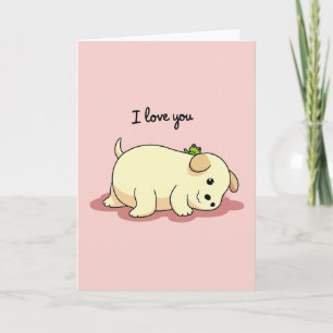 Ik Hou Van Jou Puppypad Kaart
