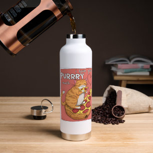 Ik Hou Van Jou Purrry Veel Grappig Kattenliefhebbe Waterfles