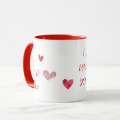 IK HOU VAN JOU RODE BEKER MOK (Voorkant links)