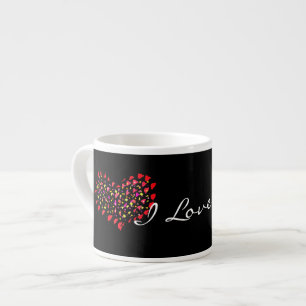 Ik hou van jou Rode Hart Datum Espresso Koffiemok Kop