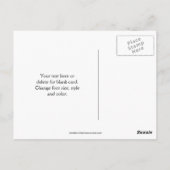 Ik Hou Van Jou Rode Rozen Hart Persoonlijk Briefkaart (Achterkant)