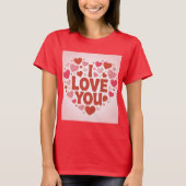 Ik Hou Van Jou Rode T-Shirt (Voorkant)