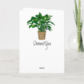 Ik hou van jou | Romantisch en grappig Kaart (Achterkant)